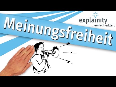 Meinungsfreiheit – einfach erklärt