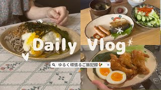 vlog | ひらすらご飯を作って食べる🐓🥕| 一人暮らしの自炊記録