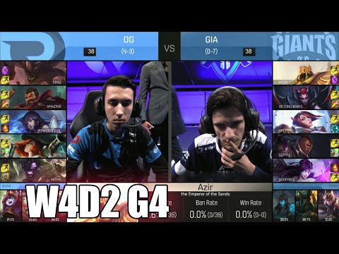 Origen vs GIANTS | Week 4 Day 2 S6 EU LCS Spring 2016 | OG vs GIA G1 W4D2