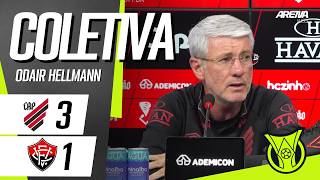 COLETIVA ODAIR HELLMANN | AO VIVO | Athletico-PR x Vitória - Brasileirão 2026