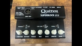 Video thumbnail for Quilter Superblock US Demo by sheifiproductions