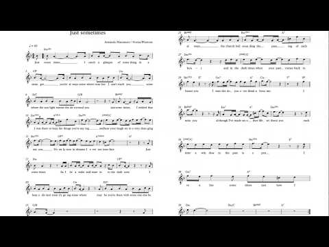 Cécile Andrée JUST SOMETIMES Dm (Armando Manzanero / Norma Winstone)