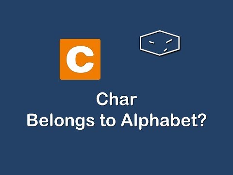 char belongs to alphabet in c
