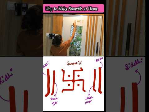 Why to make Swastik at Door / Home ? ! स्वस्तिक banane ka sahi tarika #swastikcreation  #hinduism