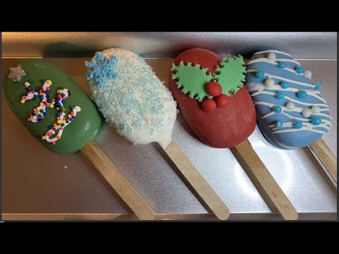 CAKESICLES TUTORIAL | How To Make Christmas Cakesicles