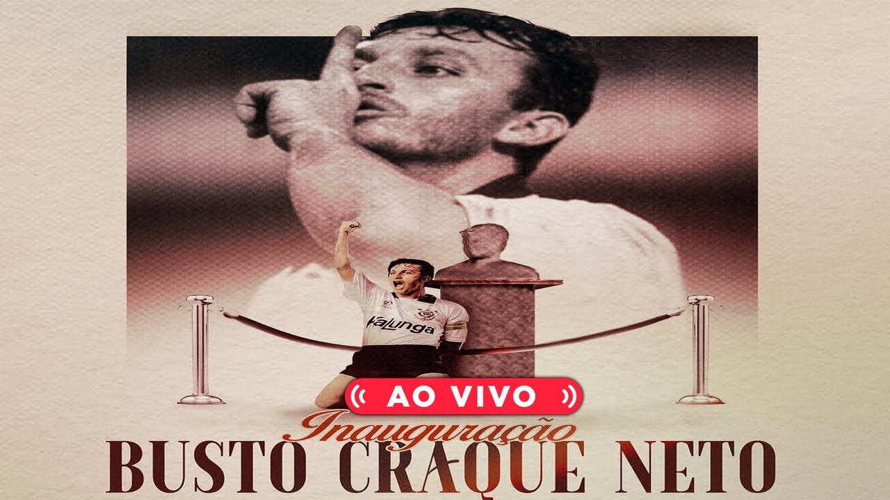 AO VIVO! INAUGURAÇÃO DO BUSTO DO CRAQUE NETO NO PARQUE SÃO JORGE