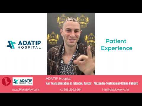 An Italian Patient's Journey with Hair Transplantation at ADATIP Hospital in Istanbul, Turkey