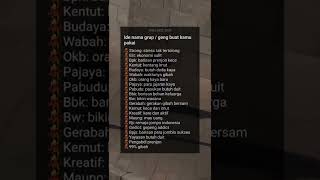 Download lagu ide nama grup atau geng lucu kocak mp3