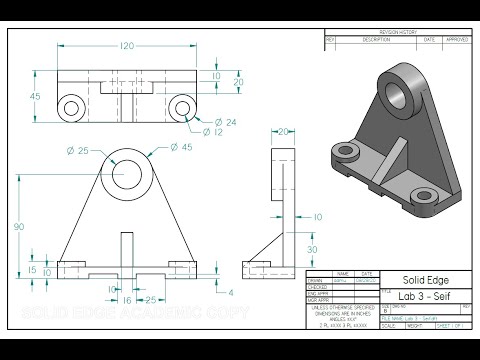 Learning Solid Edge - the basics - Lab 3