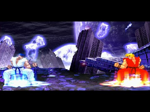 Ryu (Ice) vs Ken (Fire) Full Fight!