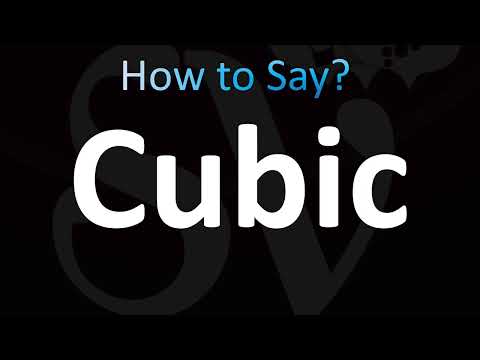 How to Pronounce Cubic (CORRECTLY!)
