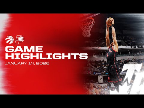 Raptors vs Pacers Game Highlights | January 14, 2026