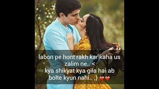 Best Romantic 2 Lines Poetry Collection|Part-30|Urdu/Hindi Poetry|By Hafiz Tariq Ali|