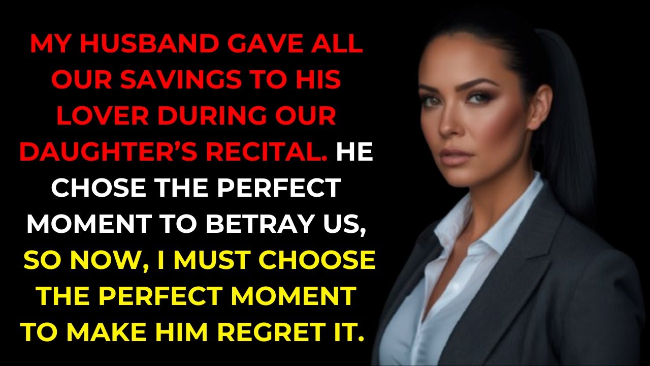 During Our Daughter’s Recital, My Husband Transferred Our Savings To His Lover’s Account