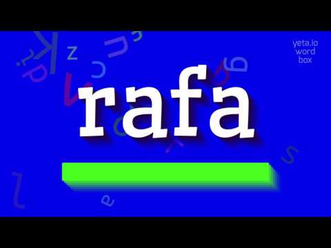 How to say "rafa"! (High Quality Voices)