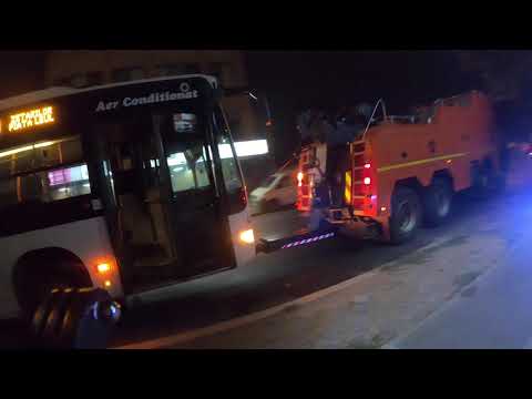 ÎNCĂ UN AUTOBUZ STB E REMORCAT DE PE TRASEU - Curaj.Tv