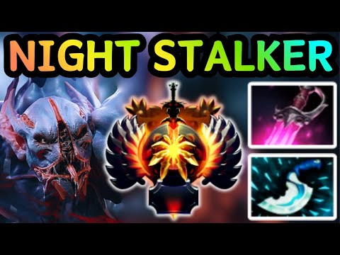 🔥 NEW PATCH 7.40 NIGHT STALKER OFFLANE NO VISION, NO ESCAPE | DOTA 2 GAMEPLAY 🔥