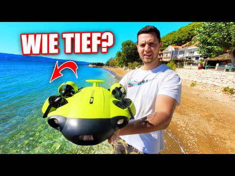 Was finde ich mit der 2.000€ UNTERWASSER DROHNE im MEER? (Fifish V6)