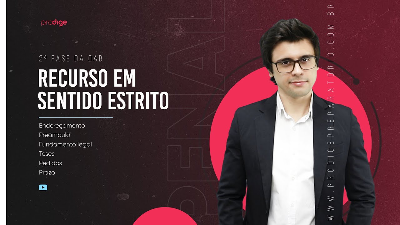RESE | Recurso em sentido estrito (2ª Fase OAB - Como redigir a peça)