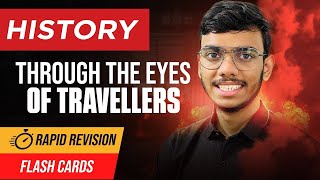 Through the Eyes of Travellers Class 12 History One Shot | Rapid Revision for Board Exam 2025