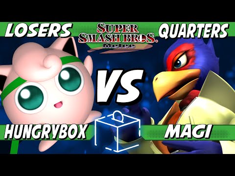 Coinbox 54 - Hungrybox (Jigglypuff) vs Magi (Falco) Losers Quarters - Smash Melee