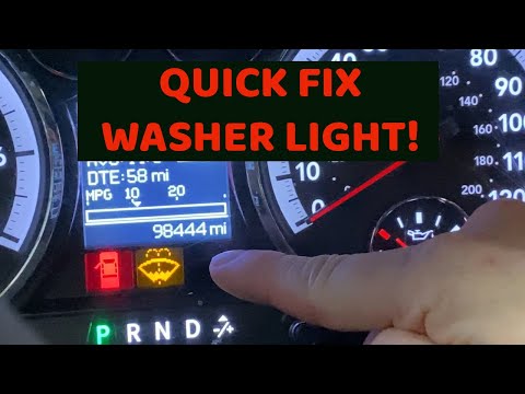 YouTube video about: How to reset low washer fluid light?