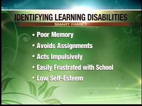 Spot the warning signs of a learning disability