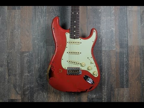 Guitars and Stuff Fender Custom Shop Michael Landau Signature '63 Stratocaster Fiesta Red over 3TS