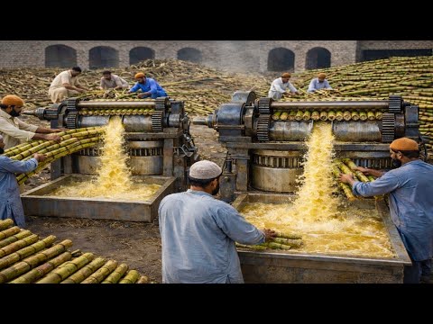 Inside the Factory: How Massive Sugarcane Crushers are Manufactured 