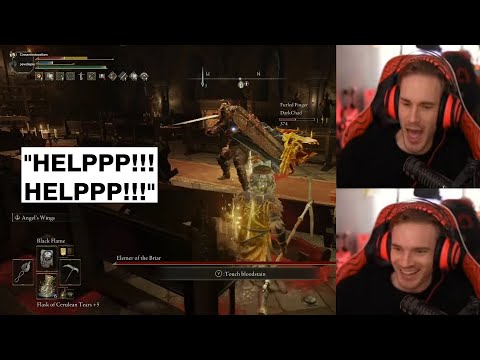 PewDiePie & CinnamonToastKen Vs Elemer of the Briar - Elden Ring