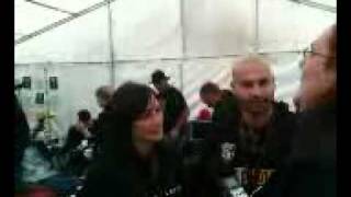 Pamela and Mr Dark interviewed @ Bloodstock Open Air by Metal Ashes of Phoenix Radio Show (UK)