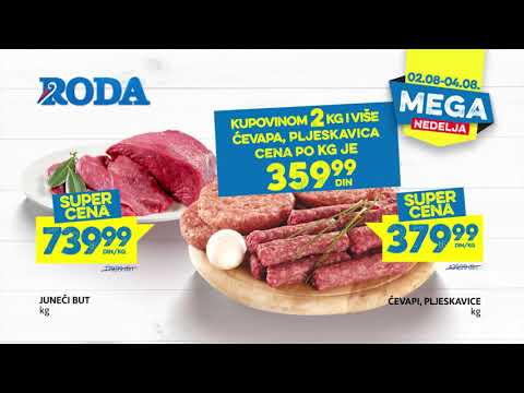 Roda | Mega nedelja 02.08 - 04.08.2019.