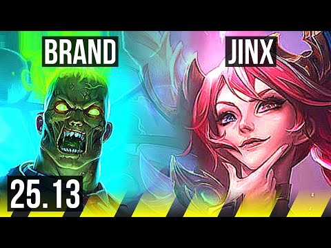 BRAND & Nami vs JINX & Nautilus (ADC) | Quadra, 9/2/4 | EUW Diamond | 25.13