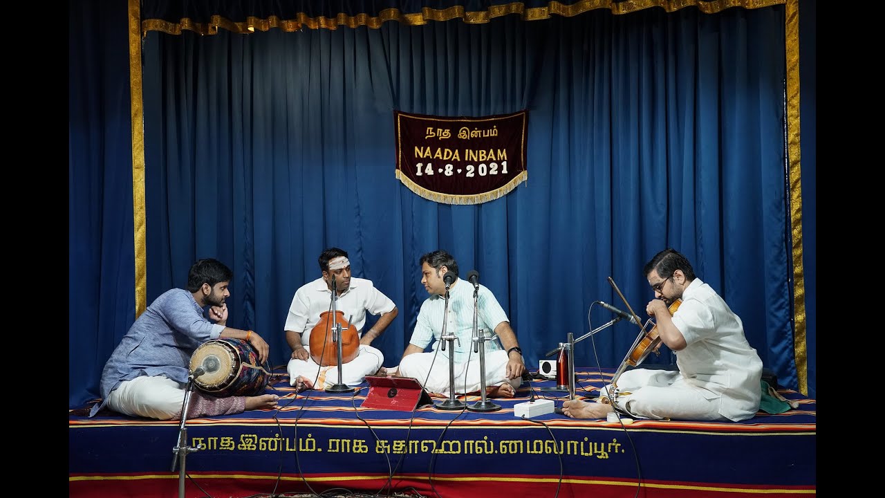 Smt Shankari Natarajan & Sri Natarajan Remembrance Concert by Vid. Akshay Padmanabhan at Naada Inbam