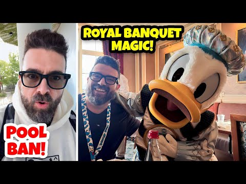 Banned from the Pool & Dinner with Mickey - Disneyland Paris Day 3