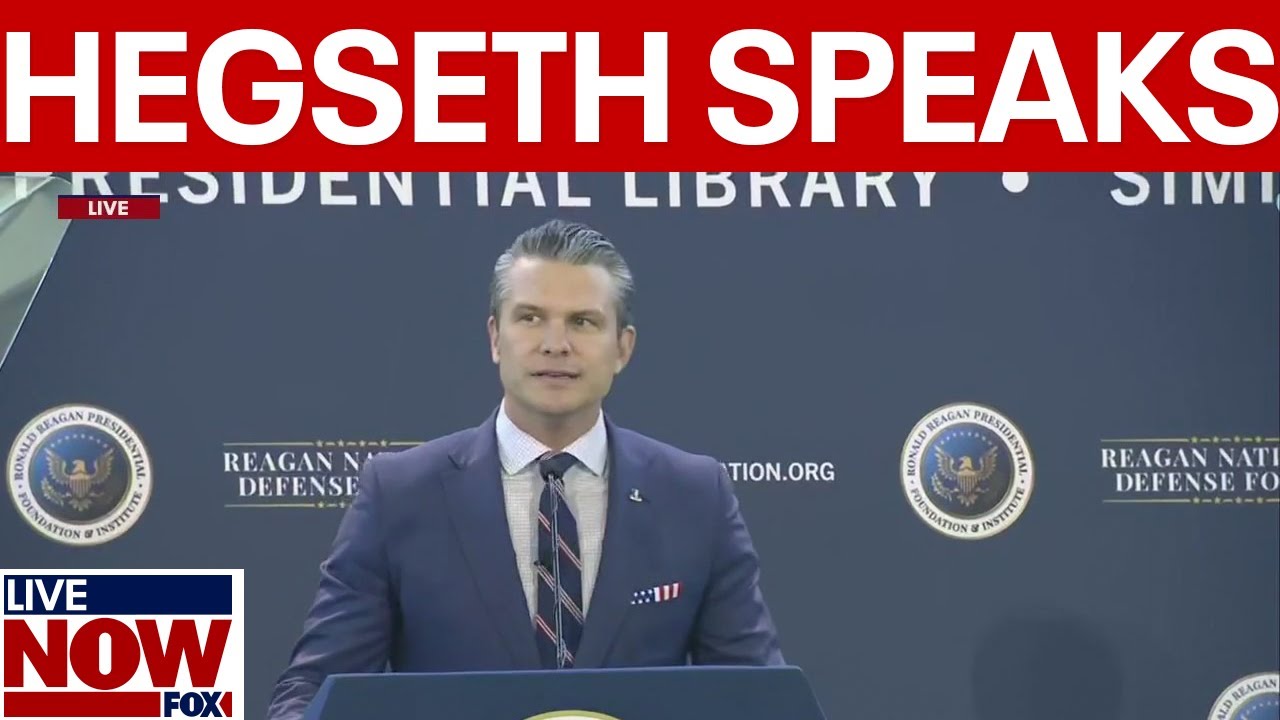 Hegseth delivers keynote address at Reagan National Forum