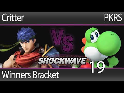 SW19 Smash 4 - Critter (Ike) vs PKRS (Yoshi, Sheik) - Winners Bracket