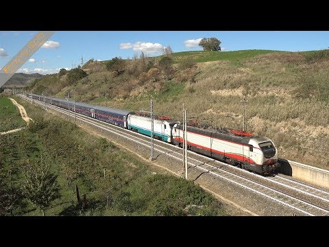 Two E.402B for the EuroNight 295 Monaco/Vienna - Roma on the Slow Line