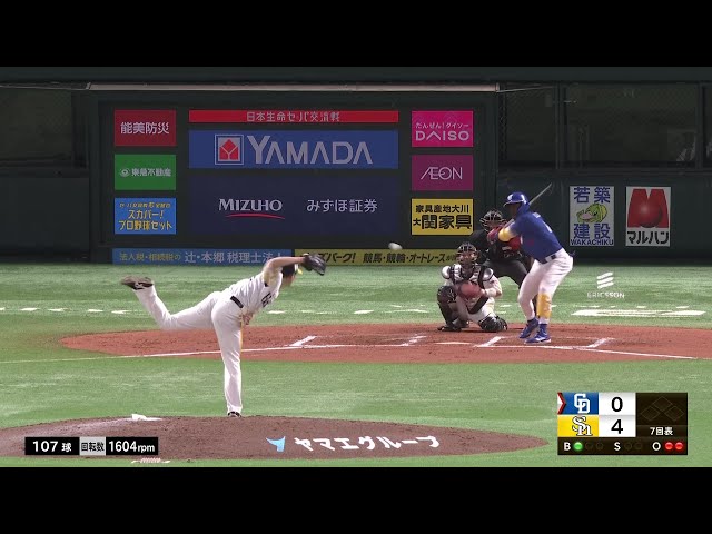 【7回表】抜群の安定感!! ホークス・大関友久 7回108球6奪三振無失点の好投!! 2025年6月5日 福岡ソフトバンクホークス 対 中日ドラゴンズ