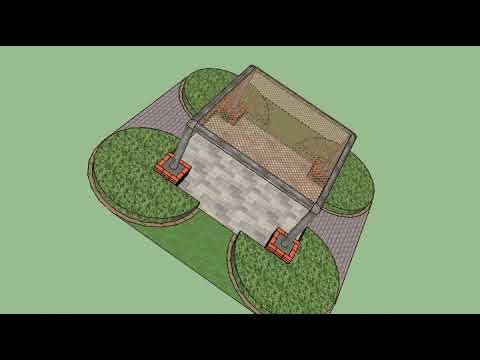 Pergola sketchup