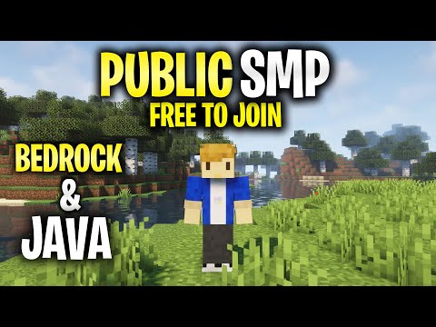 Public Minecraft SMP (free to join) for Java & Bedrock