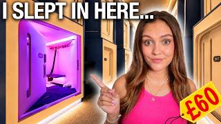 I Tried LONDON'S NEWEST CAPSULE HOTEL! £60 for a LUXURY Pod?!