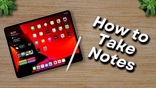 How To Take AMAZING Notes With Your Tablet/iPad For School | College Student Advice