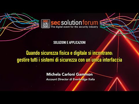 Sicurezza fisica e digitale si incontrano: gestire tutti i sistemi con un'unica interfaccia