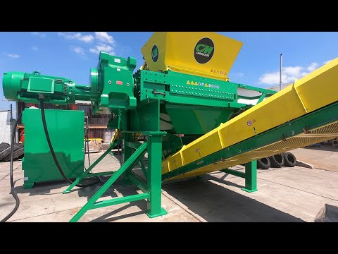 H-250 Hybrid Dual Shaft Shredding System | CM Shredders