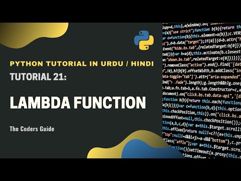 Lambda Functions In Python Python Tutorial In Hindiurdu For Beginners 21