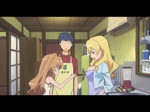 Toradora! - Aisaka's hilarious Boing Boing scene