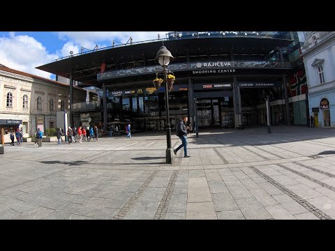 Walking in Rajiceva Shopping Center. Belgrade, Serbia