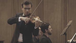 Alexandru Tomescu şi Eduard Kunz în Turneul Stradivarius Enescu Experience (making of)