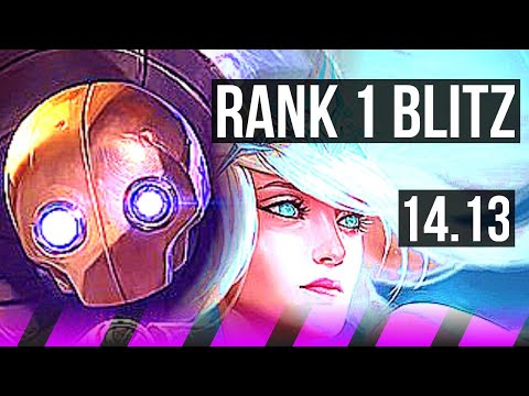 BLITZCRANK & Ezreal vs JANNA & Yasuo (SUP) | Rank 1 Blitz, 3/3/17, Rank 11 | EUW Challenger | 14.13